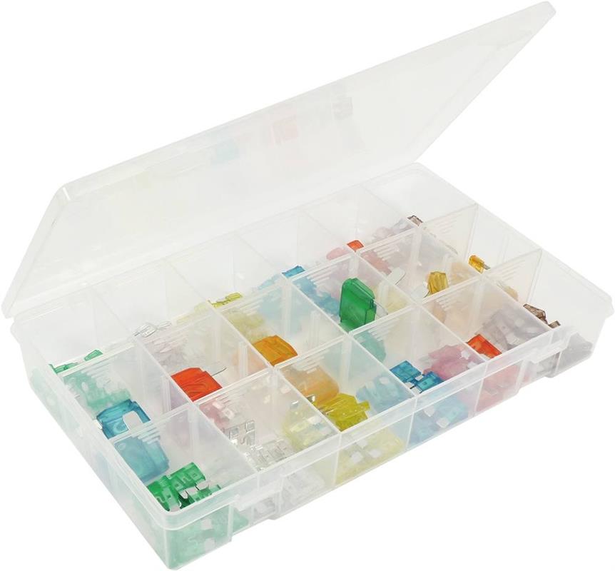 Fusible enfichable Mini/Standard/Maxi - Coffret de 166 pièces - Sodelec 14099